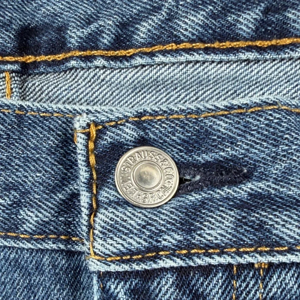 Levis 505 Regular Fit Mens Blue Denim Jeans Straight Leg 43x31 04505-4886